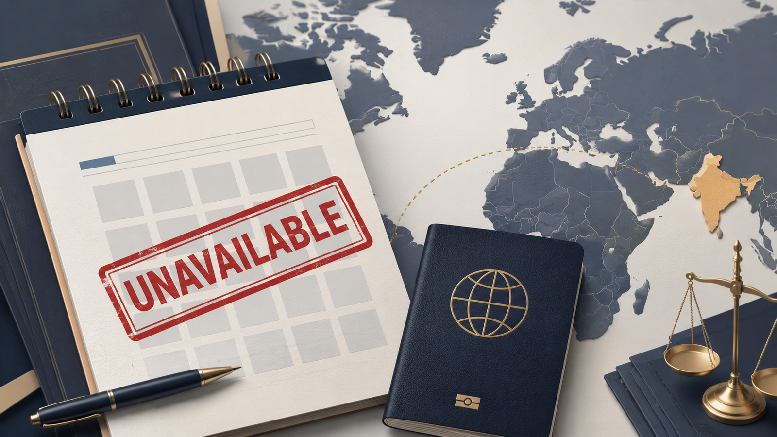 July 2026 Visa Bulletin chart showing EB-2 and EB-5 India marked Unavailable