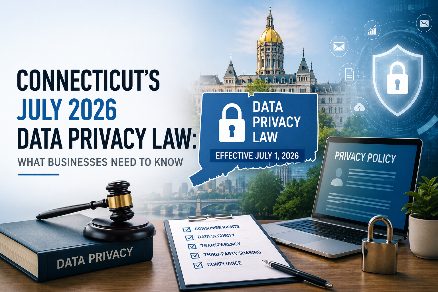 Connecticut's July 2026 Data Privacy Law compliance guide for businesses