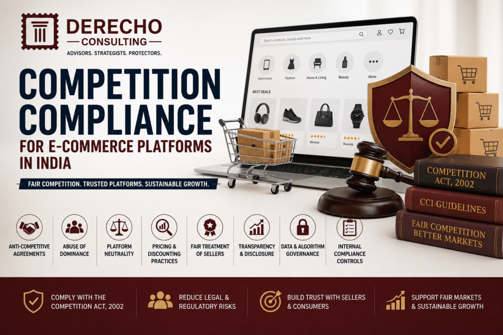 Competition compliance for e-commerce platforms in India