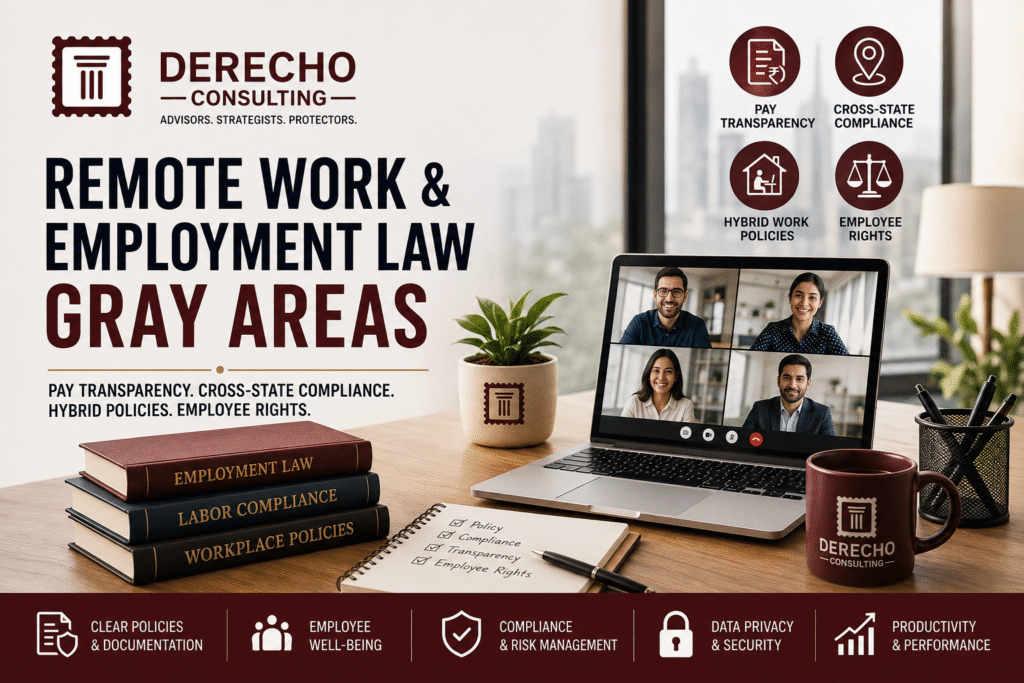 Remote work compliance and employment law gray areas in India