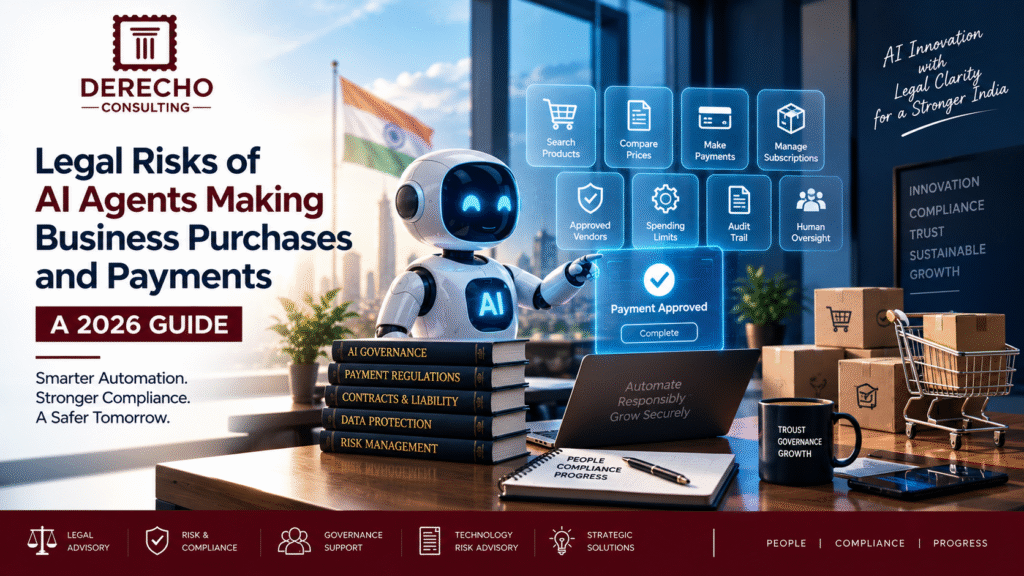 AI agent payments for businesses involving automated purchases, payment approval, spending limits, vendor checks, and human oversight.