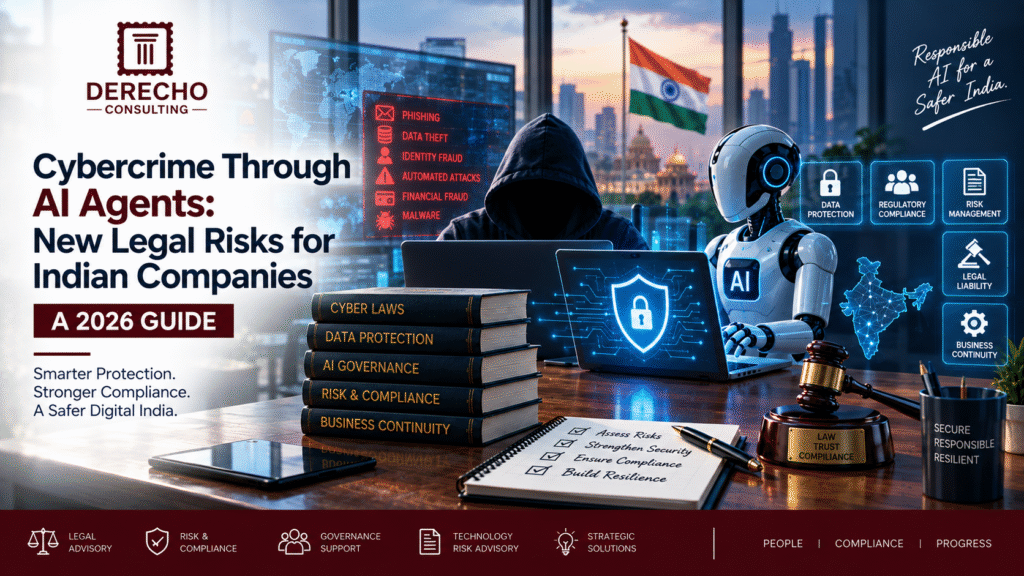 AI cybercrime risks for Indian companies involving phishing, data theft, identity fraud, malware, and cybersecurity threats.