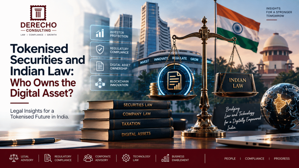 Tokenised Securities in India and digital asset ownership