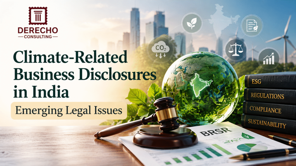Climate Disclosure in India and emerging legal issues