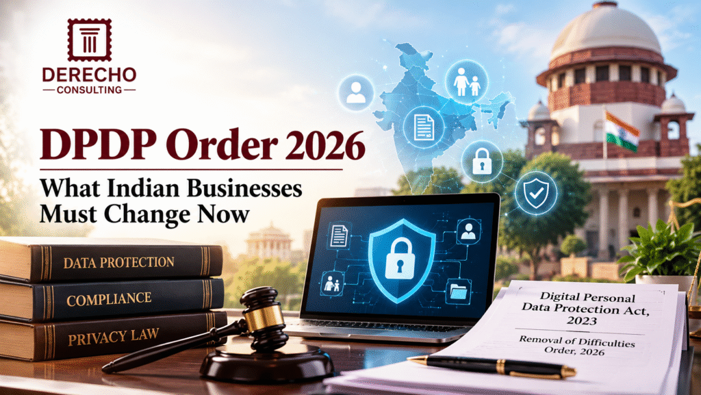DPDP Order 2026 and data protection compliance for Indian businesses