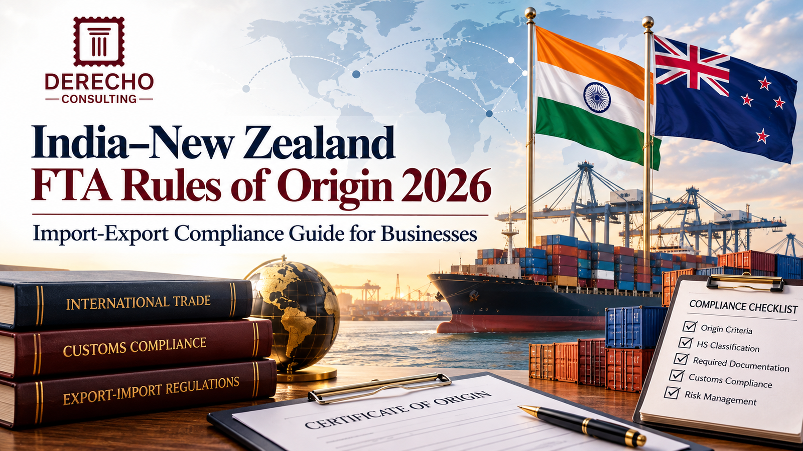 India–New Zealand FTA Rules of Origin 2026 for import-export and customs compliance